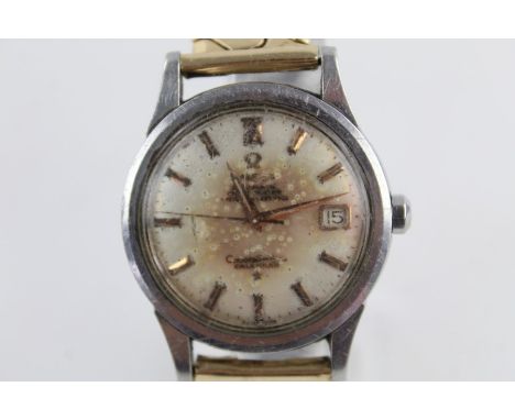 Vintage Gents OMEGA Constellation Calendar Chronometer WRISTWATCH Working no warranty given 