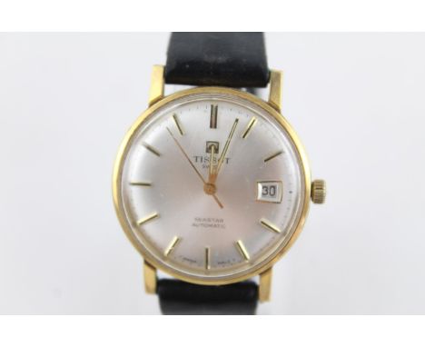 Vintage Gents TISSOT Seastar Gold tone WRISTWATCH Automatic 