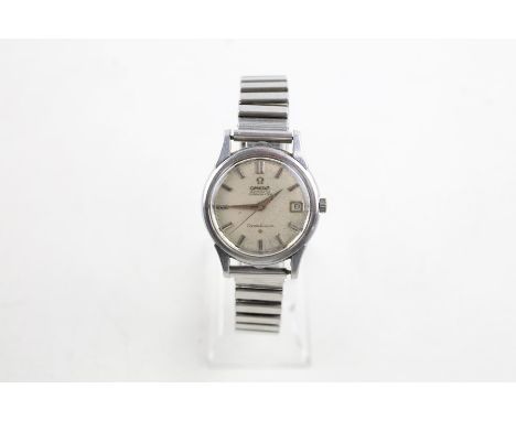 Vintage Gents OMEGA Constellation Chronometer Stainless Steel WRISTWATCH Working no warranty given 