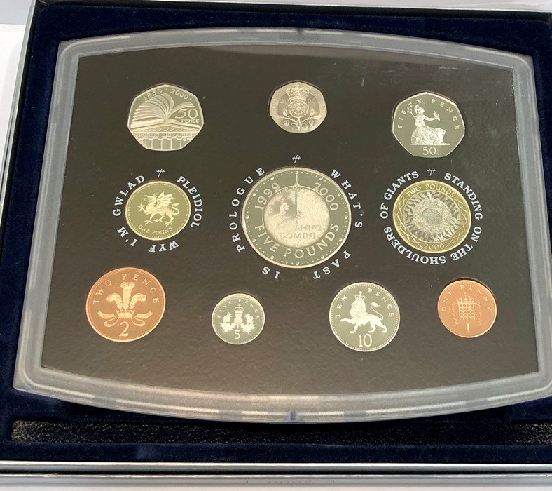ROYAL MINT 2000 UK Millennium Proof Coin Set w/ COA