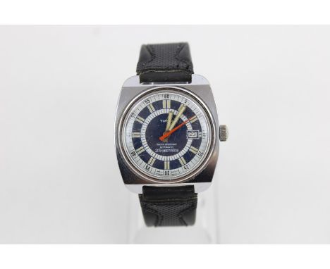 Vintage Gents TIMEX Divers Style WRISTWATCH Automatic 25 Meters Water Resistant