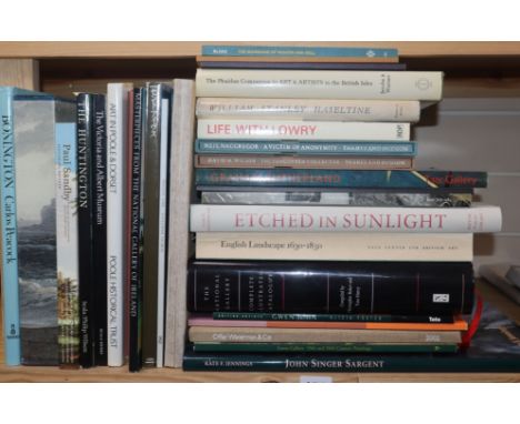 A quantity of reference books including John Singer Sergeant, Life with Lowry, Etched in Sunlight, Graham Sutherland, English