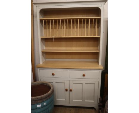 A modern Ercol painted ash dresser W.120cm