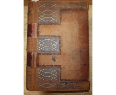 A leather bound ledger with references to Brighton