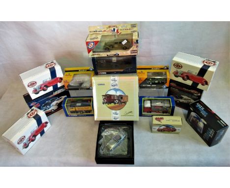 A collection of fifteen miscellaneous models, to include: Corgi LMS set, three Triumph Dolomite from the Dinky collection, Pa