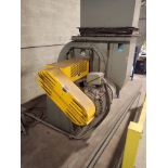CincinnatiFan backward inclined blower, 75 hp, mod. HDBI-330, ser. no. 1312648 w/ vibration pads and