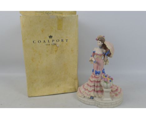 Coalport - A boxed limited edition figure from the Les Parisiennes collection, Mademoiselle Cherie, numbered 286 of 3000, app