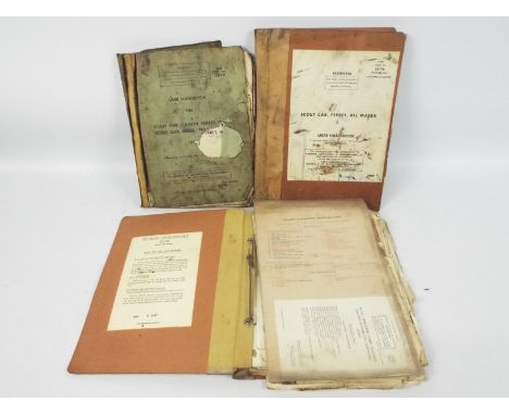 Three user handbooks for military vehicles comprising Ferret Scout Car and Saladin Armoured Car
