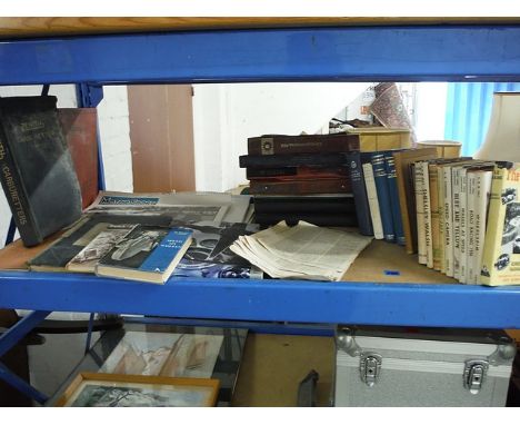 Motoring and engine related books and printed ephemera to include The Le Mans Story