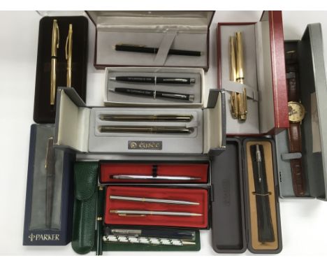 A collection of vintage pens.