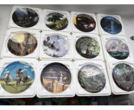 Danbury mint/ Wedgwood, The Lord of the rings collection, by Ted Nasmith , x12 full set, boxed