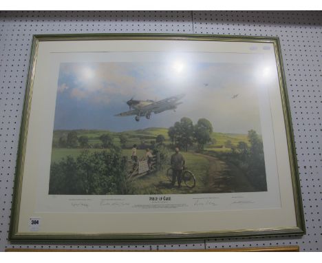 A Framed Print 'Piece of Cake', Limited Editon Print After Michael Turner, No 1292/1494 graphite signed by the artist and Squ