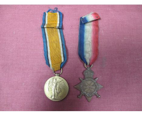 A WWI Medal Duo, comprising 1914-15 Star and Victory Medal to 22709 Pte W Watson, Durham Light Infantry.