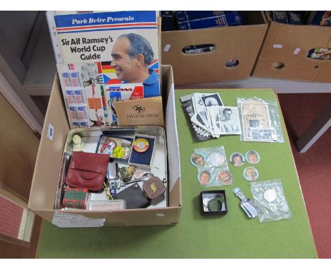 Samportex Famous TV Wrestlers Cards, twenty nine of sixty, in packet , Sainsburys 2004 coins. Hornet cards. Alf Ramsey's Worl