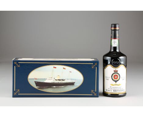 Bottle of Dona Antonia Ferreira Personal Reserve Port, 750ml, 19.5% vol, bottled to Commemorate the Decommissioning of HMY Br