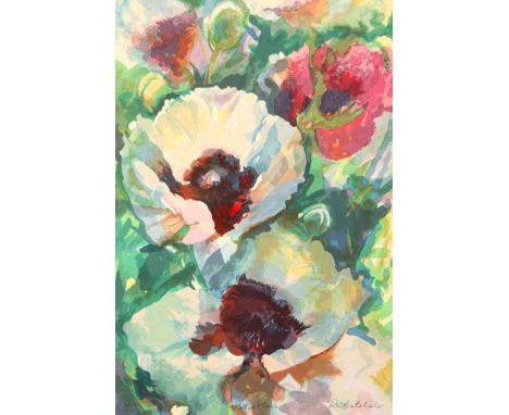 Robert W. Batchelor (born 1929). Framed screen print, signed and inscribed, ‘Patty’s Plum’, 56cm x 30cm 