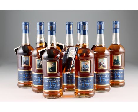 Nine bottles Premiers finest blended Scotch Whisky, fifteen years old all with boxes 70cl 40% 