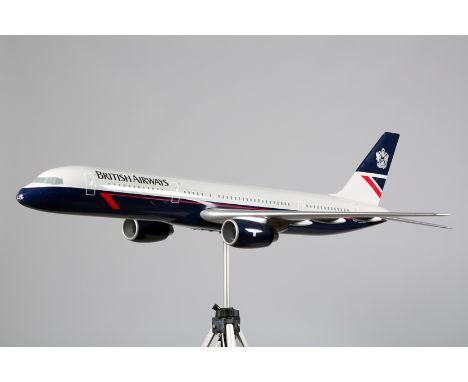 Large scale model of a British Airways Boeing 757, 190cm long 