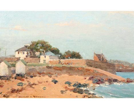 Charles R. Dowell RSW (Scottish 1876-1935). Framed oil on board, signed, ‘Mansefield, Anstruther’, 24cm x 28cm 