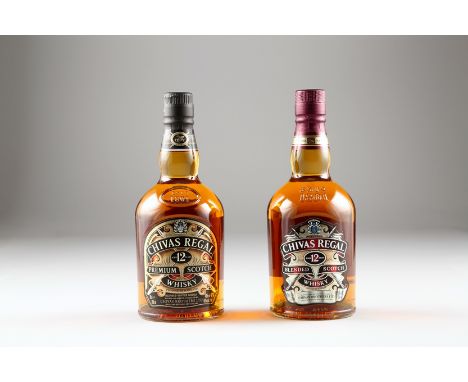 Chivas Regal limited edition blended Scotch Whisky aged 12 years with tin 70cl 40%. Chivas regal premium Scotch Whisky aged 1
