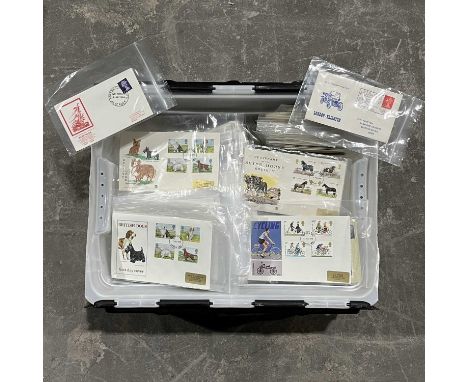 First day covers, including British Dogs, Arrival of Alec Rose, Cycling etc