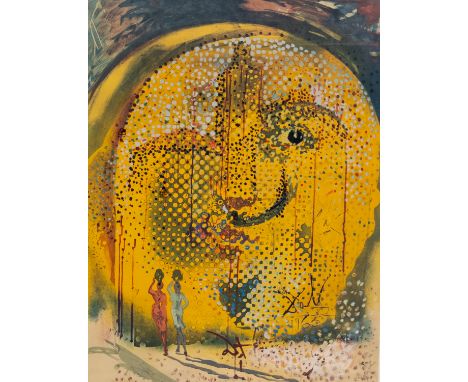 Full title: Salvador Dali (1904-1989): 'Sol y Dali', lithograph in colours, dated (19)65Description:Work: 55,5 x 41,5 cm Pape