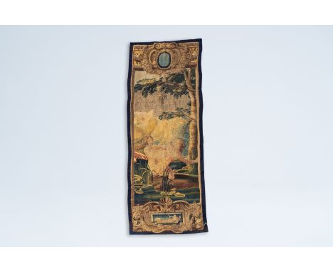 Full title: A Flemish wall tapestry with Odysseus and Circe, ca. 1700Description:296 x 103,5 cm