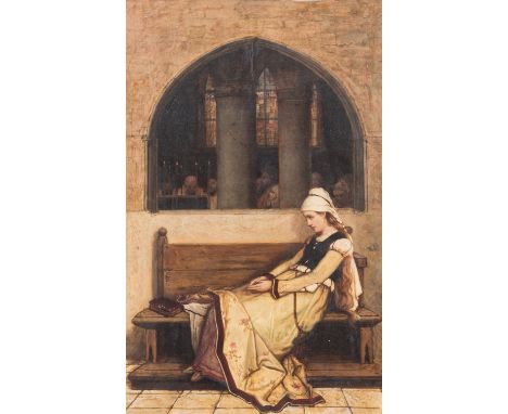 Full title: FranÃ§ois Dumont (second half 19th C.): 'La Marguerite de Faust', oil on panel, dated (18)78Description:Work: 76 