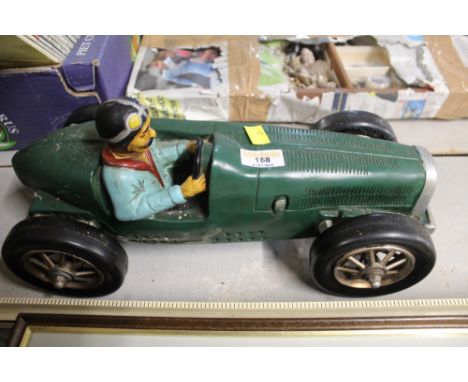 A modern cast plastic First Era Formula 1 car 