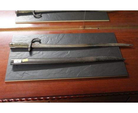1872 patterned bayonet with scabbard