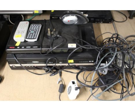 Toshiba DVD, video recorder/video cassette recorder and a DVD player
