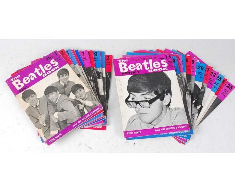 The Beatles Book Monthly editions 1-25 inclusive, together with Brian Epstein, A Cellarful Of Noise, Souvenir Press, 1964.