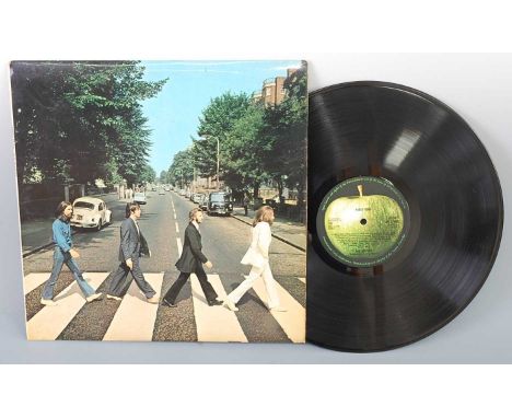 The Beatles - Abbey Road, UK 1st pressing, Apple PCS 7088 YEX 749-2/750-1, misaligned Apple logo, no Her Majesty credit, plai