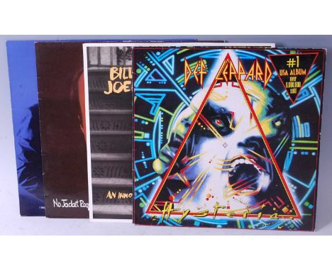 A large collection of LP's, various dates and genres to include Fine Young Cannibals - The Raw And The Cooked, Deacon Blue - 