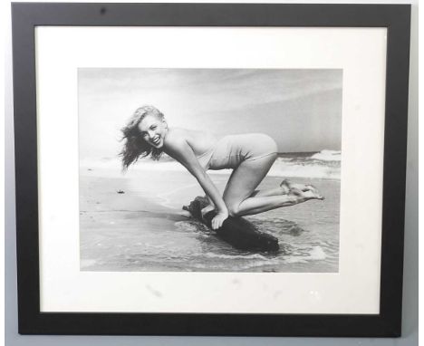 Andre de Dienes (Hungarian 1913-1985), Marilyn Munroe, Driftwood Torbay Beech 1949, giclee print, Edward Weston Collection bl