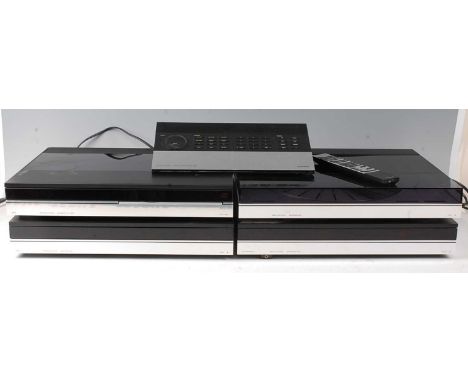 A Bang &amp; Olufsen separates stereo system to include Beomaster 6500, Beogram 6500, Beocord 6500, Beogram 6500 turntable an