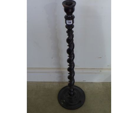 A good ebonised candlestick circa 1900 - Height 79 cm 