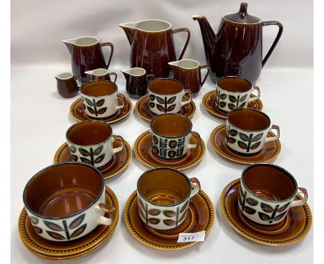 Belgium [Boch] tea set together with Villeroy &amp; Boch teapot and jug set