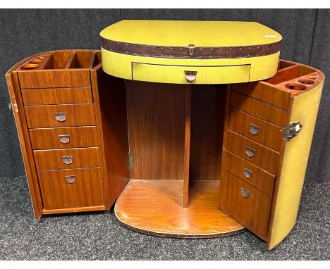 A vintage make up table