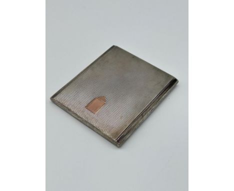 Silver [Birmingham] cigarette case with slide-up open mechanism [183.37g]
