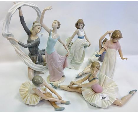 Nao porcelain dance figurines