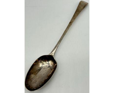 Large Silver Serving Spoon dated 1792 by William Frisbee, of London- weight 91g.