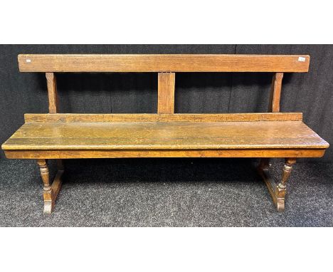 An antique Oak bench [78x168x43cm]