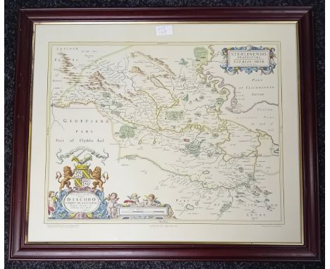 Coloured Map ''Sterlinensis'' (Stirlingshire)[57x67cm]