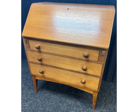 Mid-century teak bureau [100x76x44cm]