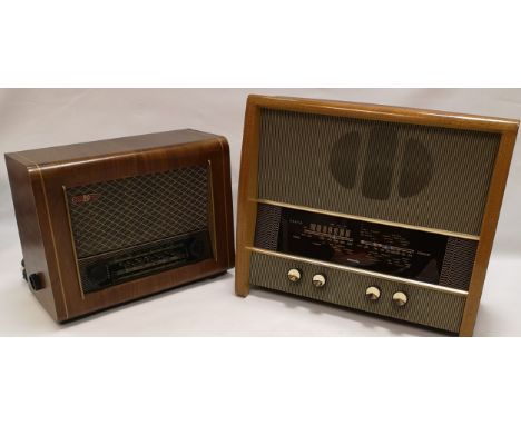 Two Vintage Valve Radios.