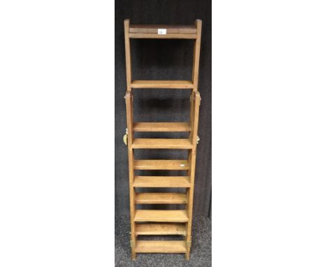 Set of SLINGSBY Vintage Library Ladders  H 136cm x L  36cm x D 26 cm