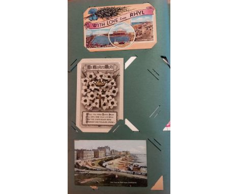 Vintage Post Card Album as pictured. (Viewing Recommended)