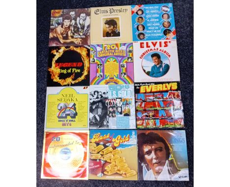 Large collection of vinyl to include David Bowie, Th Beatles, George Michael, Fleetwood Mac, Wham, Genesis, Elvis, Alice Coop