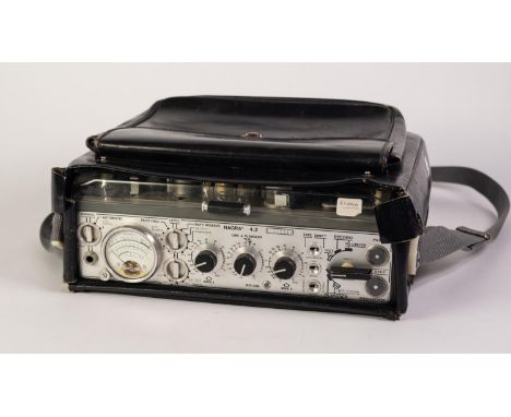 NAGRA MODEL 4.2, MONO PORTABLE REEL TO REEL RECORDER, produced late 1970s onwards, three speed, with two microphone inputs, h